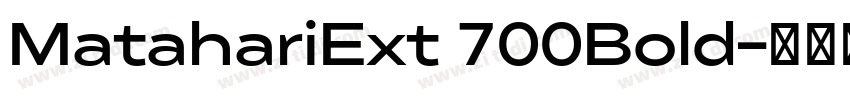 MatahariExt 700Bold字体转换